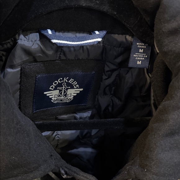 NWT Dockers men’s black dress coat - Picture 4 of 10